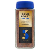 Sainsbury's Gold Roast Decaf Instant Coffee 200g, imported from the UK