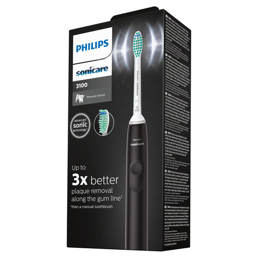 Philips Sonicare Series 3100 Electric Toothbrush Black GOODS Sainsburys   