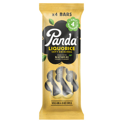 Sainsburys Panda Liquorice Bar 4-Pack 128g- Buy online at McGrocer