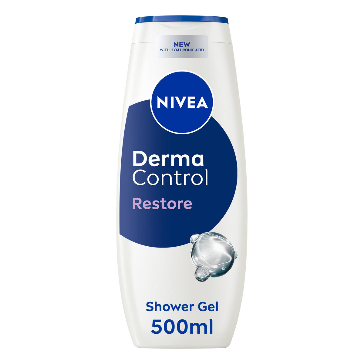 Nivea Derma Control Restore sensitive skin shower gel 500ml, UK version