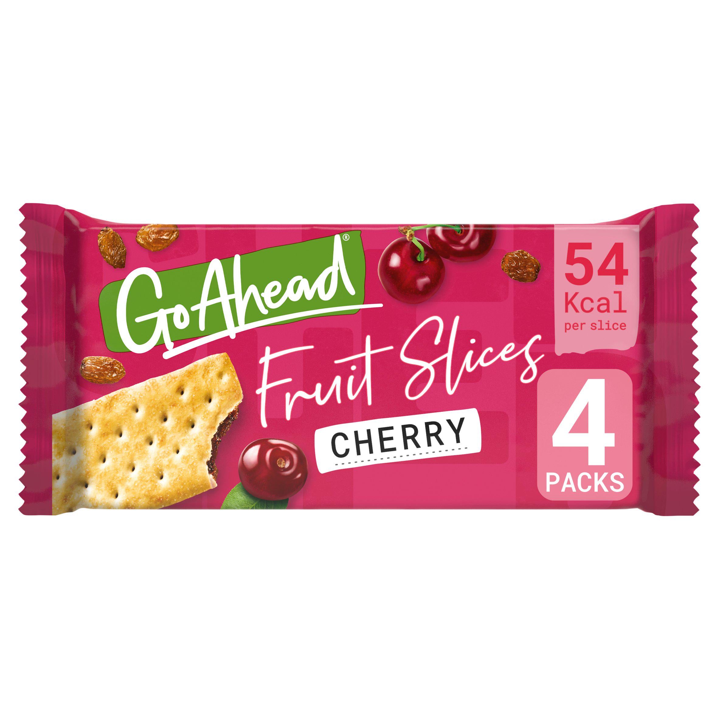 Go Ahead Cherry Crispy fruit slices multipack, UK version