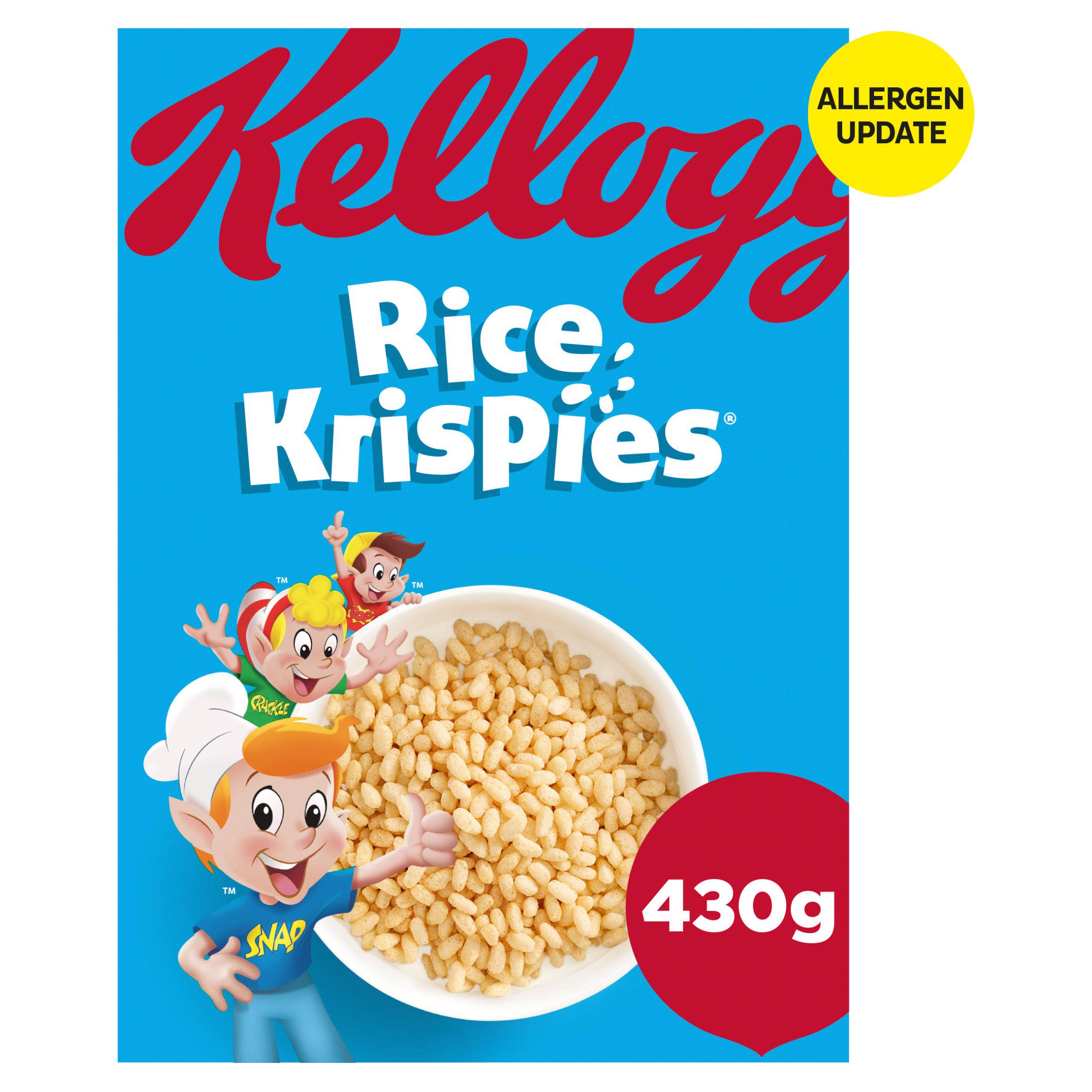 Kellogg's Rice Krispies cereal 430g (British brand)