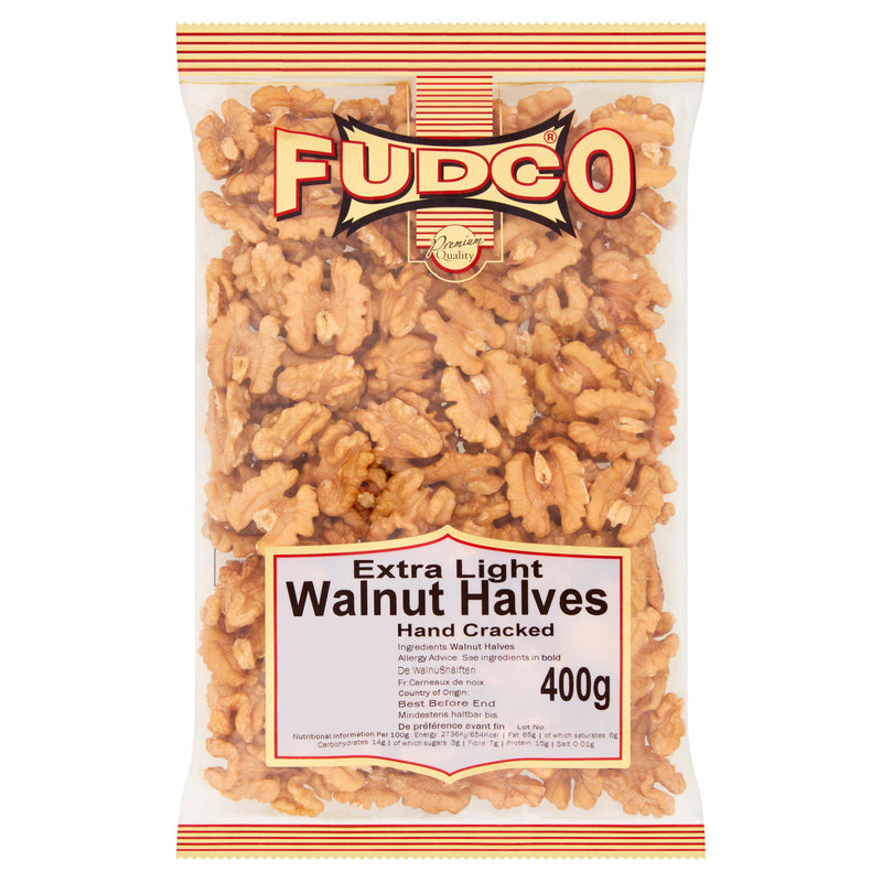 Fudco Extra Light walnut halves 400g - British product