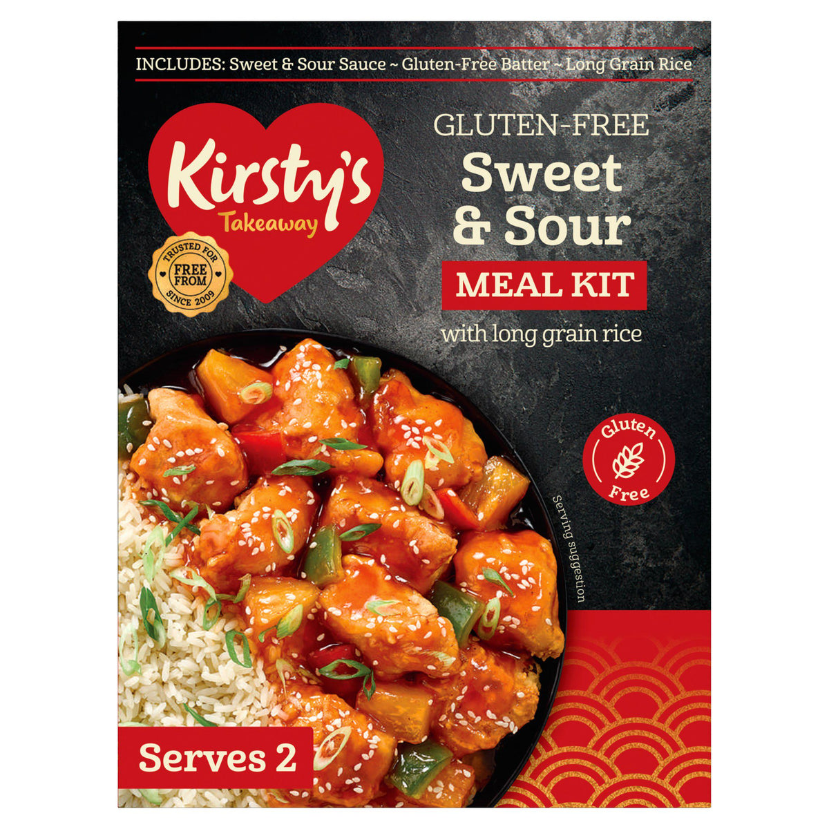 Kirsty's sweet and sour rice meal kit 300g, UK version