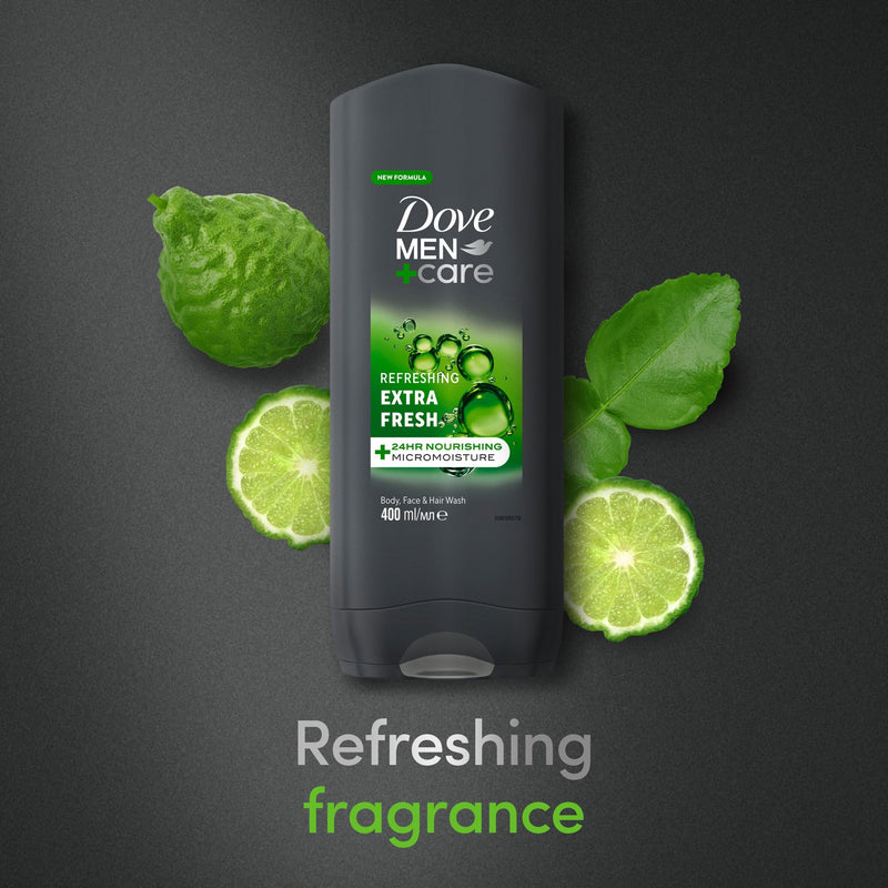 Dove Men+Care Extra Fresh shower gel body wash 400ml - British product