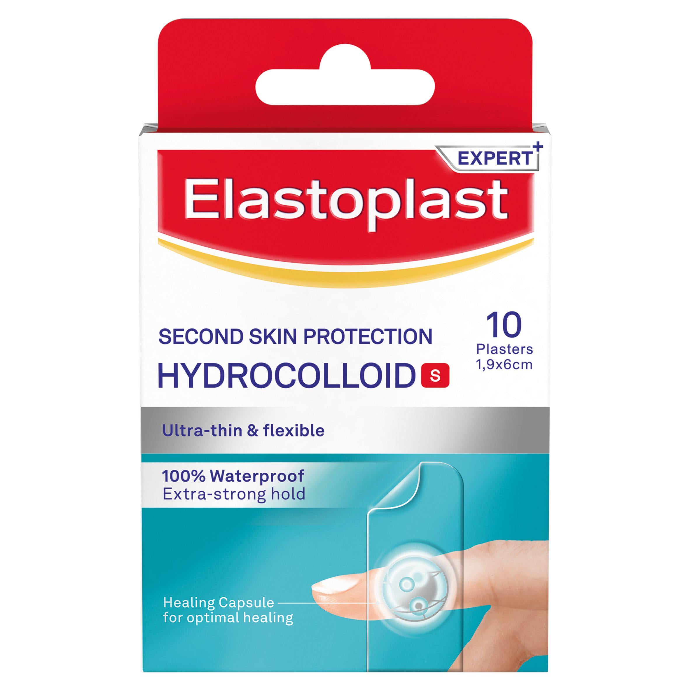 Elastoplast hydrocolloid finger plasters 10 pack, imported from the UK
