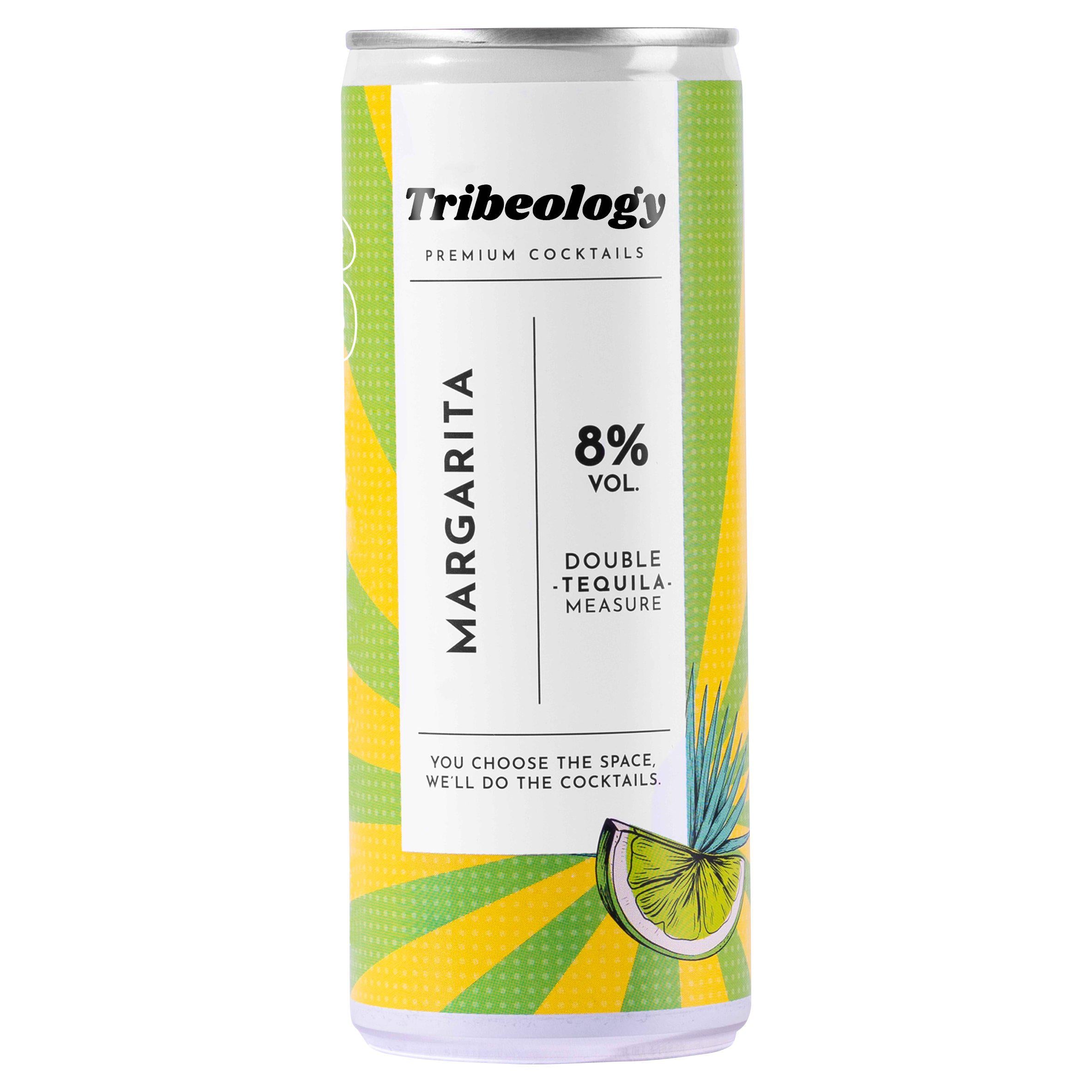 Premium Canned Margarita Cocktail with Double Tequila 250ml
