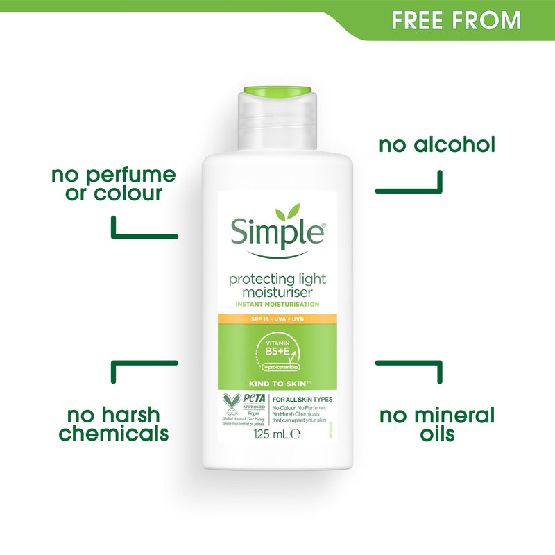 Simple Kind to Skin Protecting Moisturiser SPF15 125ml - British product
