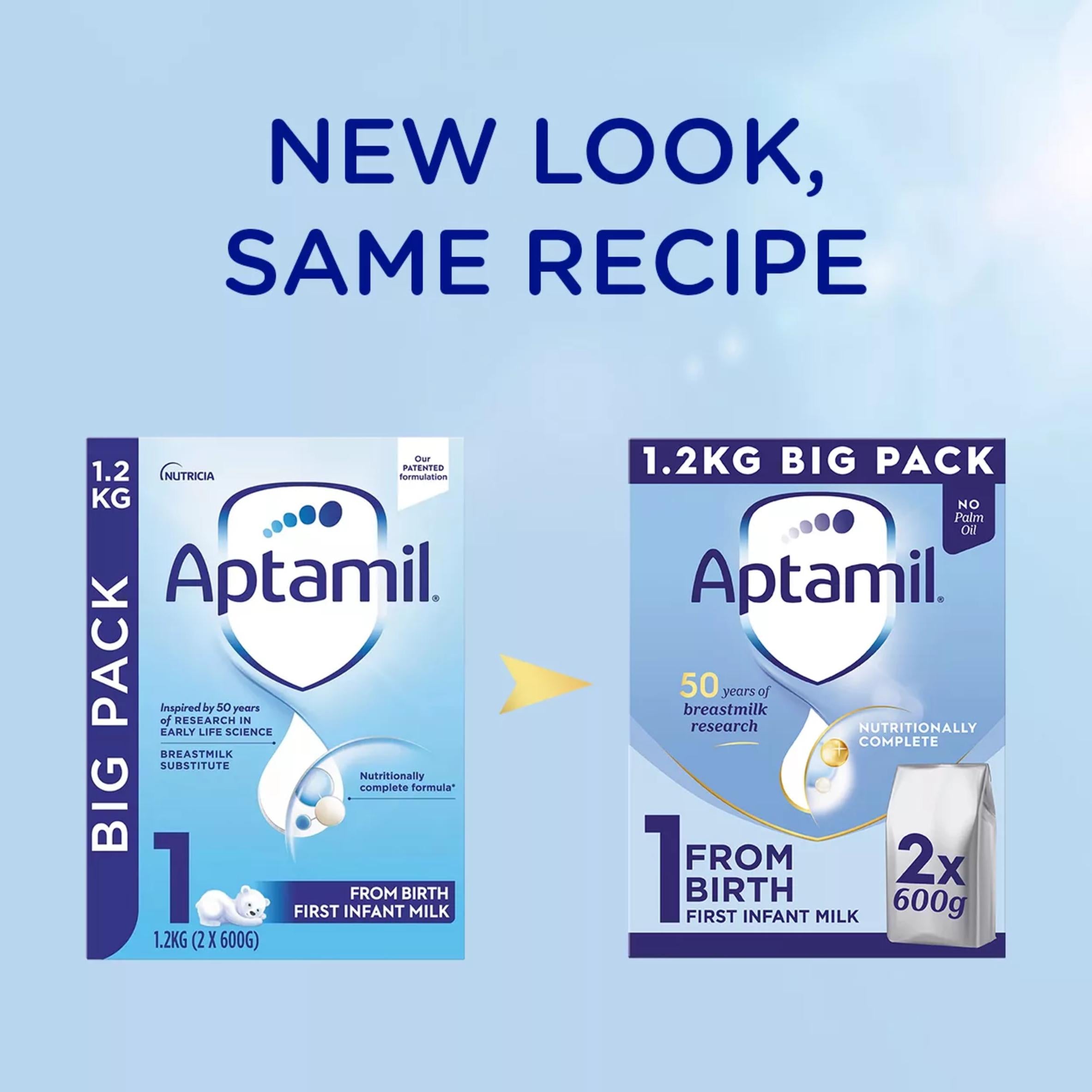 Aptamil First Infant Formula 1.2kg (British brand)