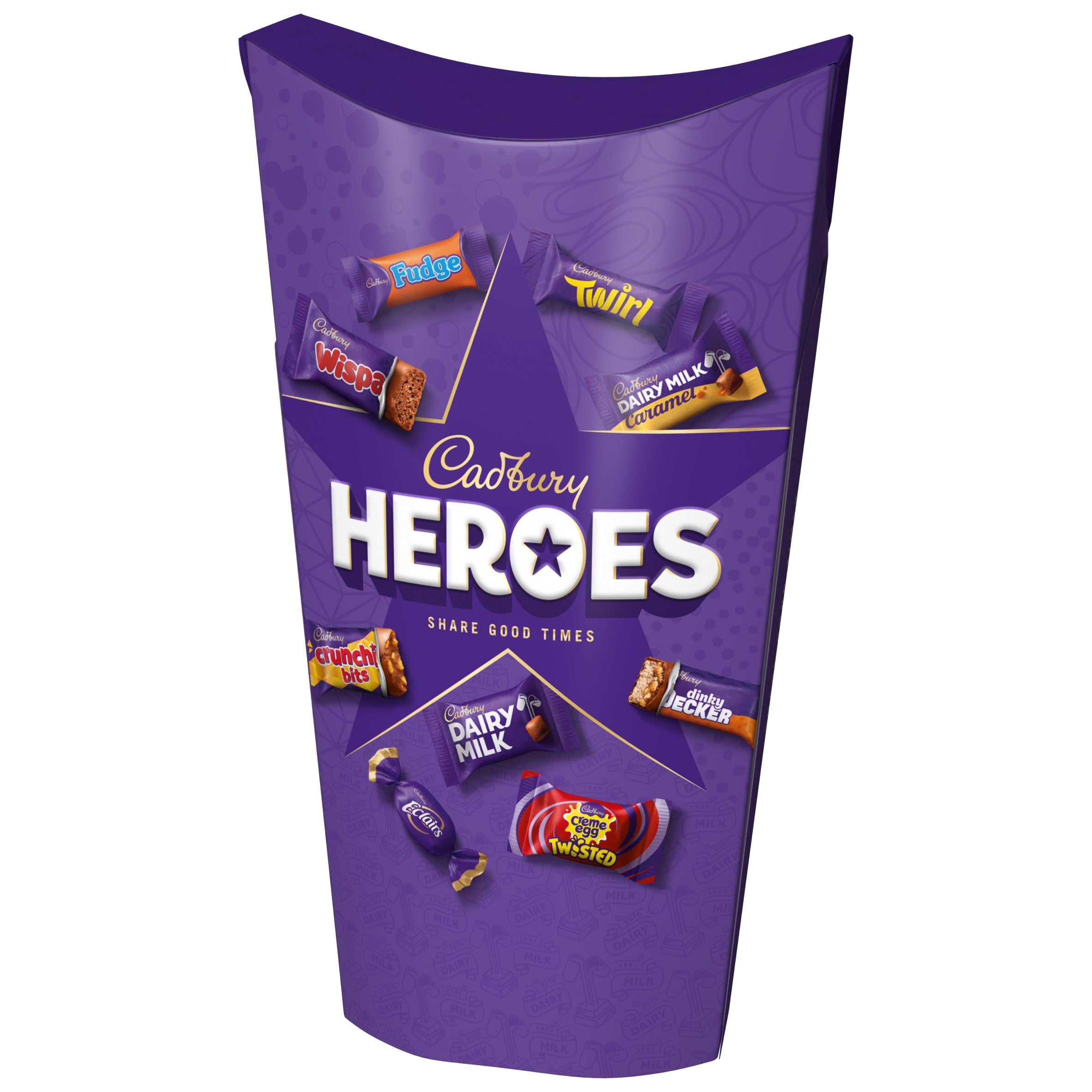 Cadbury Heroes chocolate gift box 290g, imported from the UK