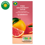 Sainsbury's pink grapefruit juice 1L, UK version