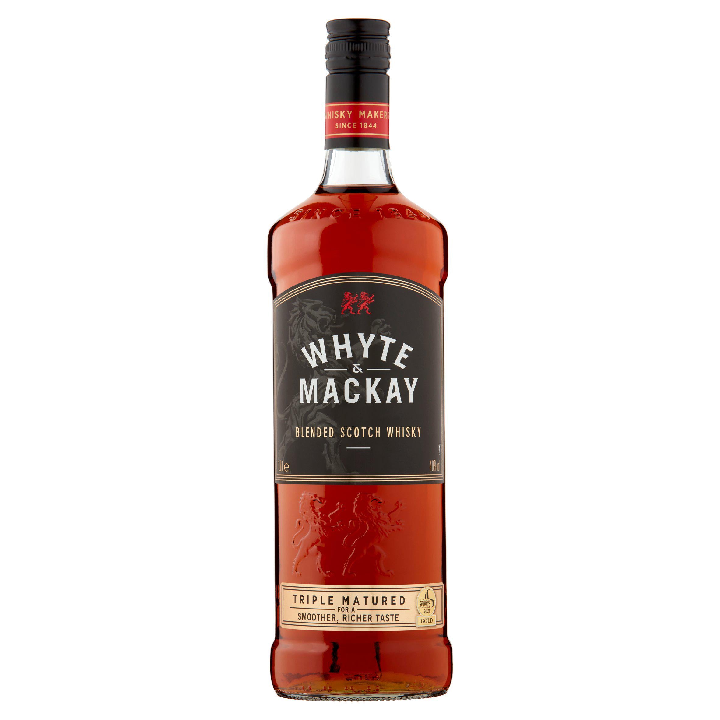 Whyte & Mackay Blended Scotch Whisky 1L (British brand)