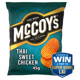 McCoy's crisps Thai Sweet Chicken 45g, imported from the UK