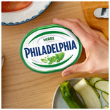 Philadelphia cream cheese Garlic & Herbs 280g, imported from the UK