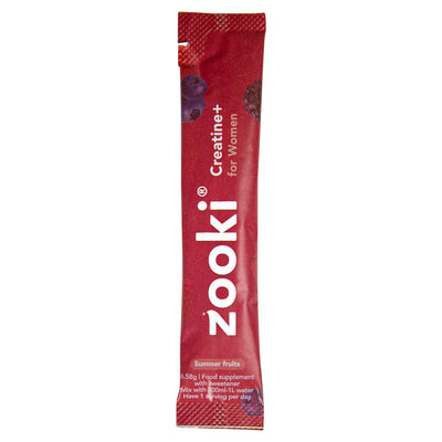 Sainsburys Zooki Creatine+ Summer Fruits Women's Creatine Supplement 6.58g Sachet- Buy online at McGrocer