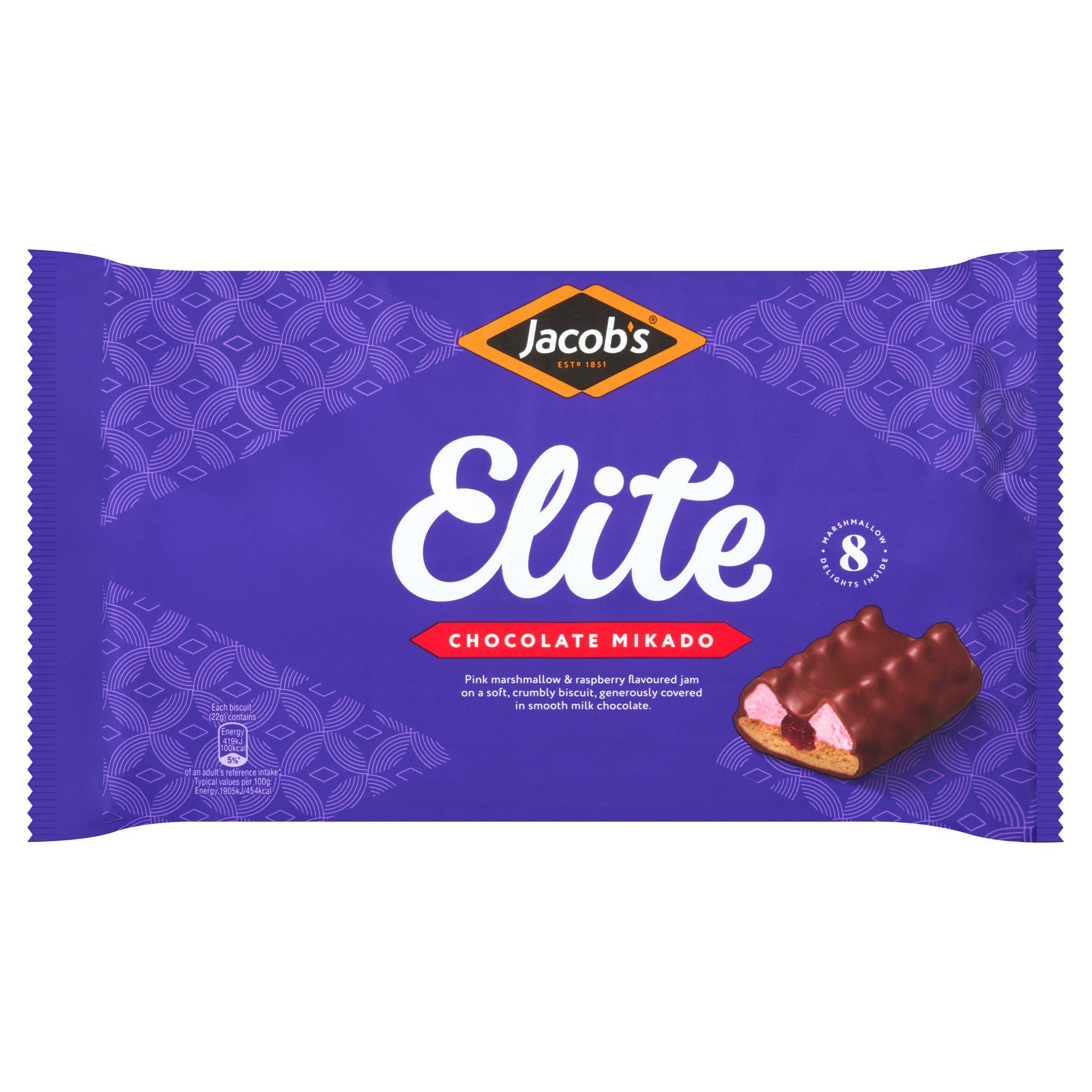 Jacob's Chocolate Mikado biscuit 176g, imported from the UK