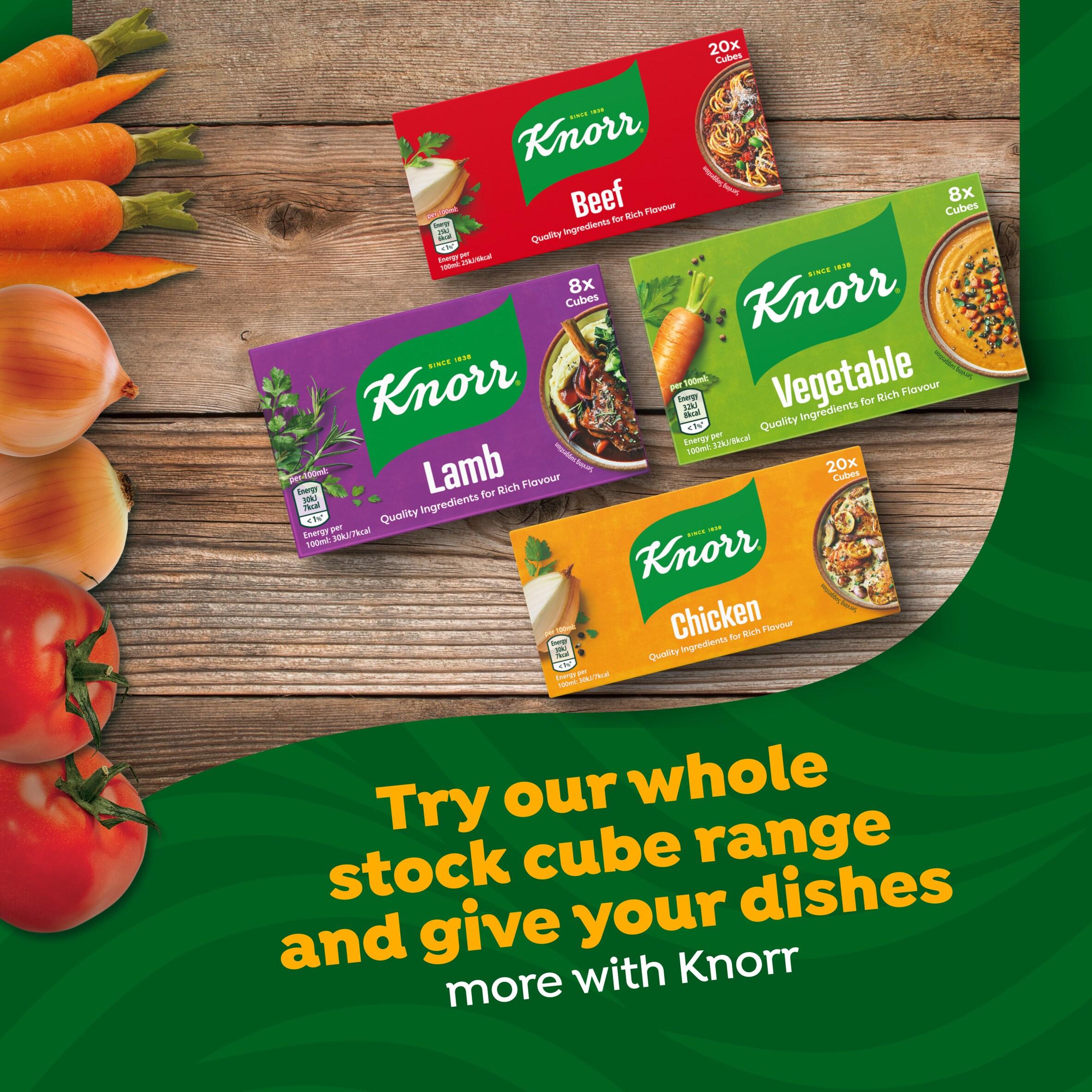 Knorr lamb stock cubes multipack 8x10g - British product