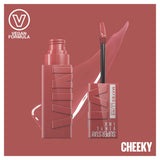 Maybelline SuperStay Vinyl Ink liquid lipstick 35 Cheeky, imported from the UK
