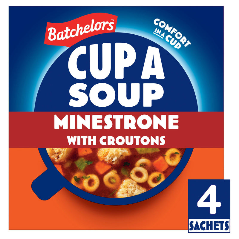 Batchelors Cup a Soup Minestrone with Croutons 94g, imported from the UK