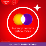 Colgate Purple Reveal toothpaste 125ml, UK version
