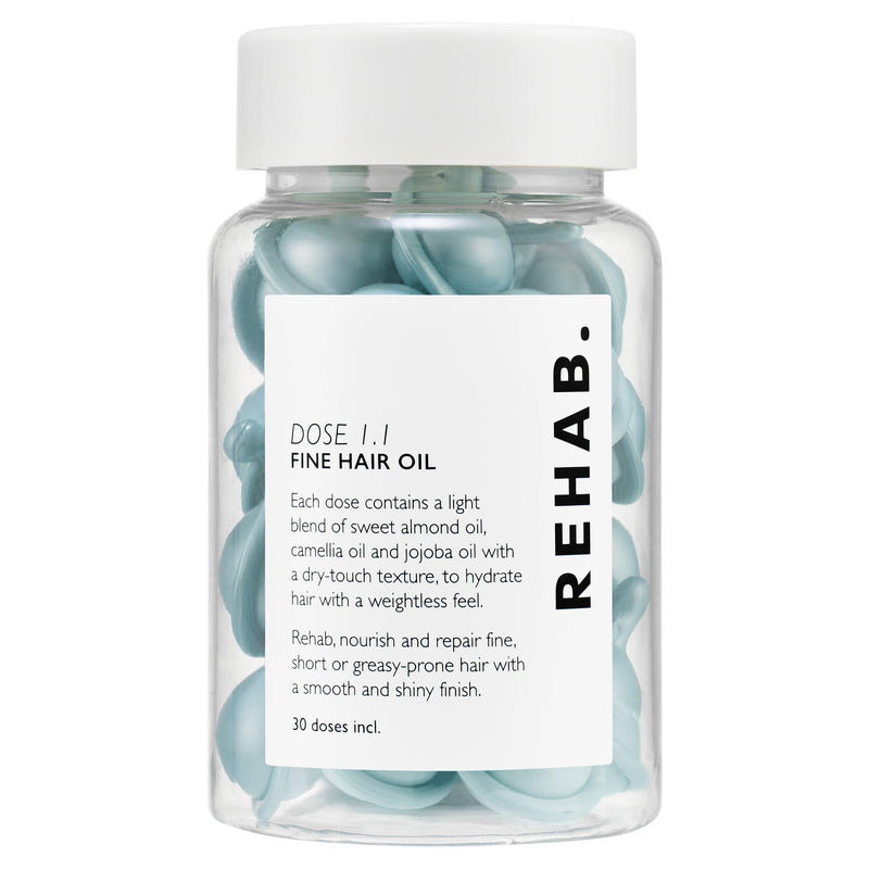 Rehab fine hair oil capsules 30 x 1ml, imported from the UK