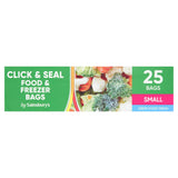 Sainsbury's small food freezer bags 25 count, imported from the UK