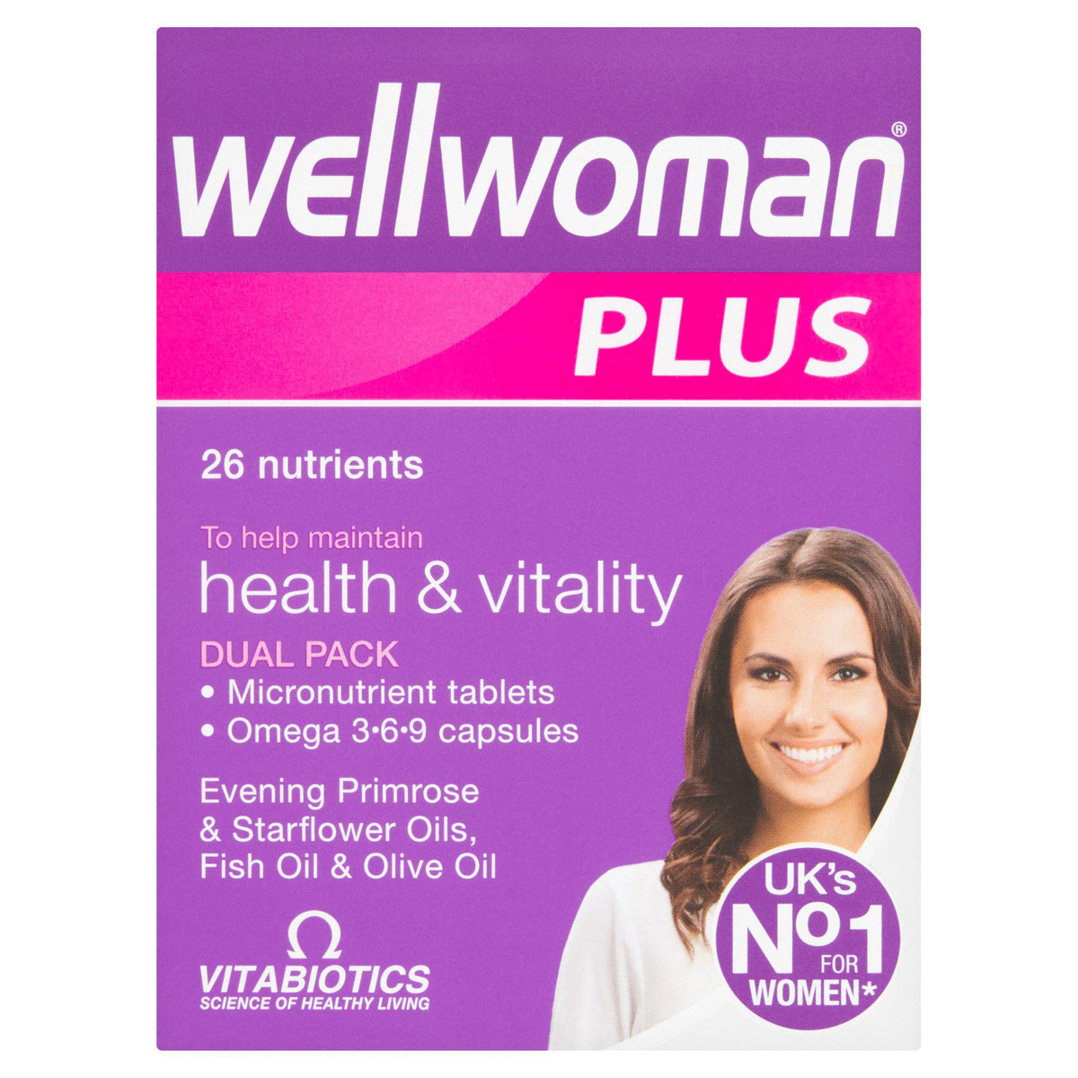 Vitabiotics Wellwoman Plus x56 Women's Multivitamin (British brand)