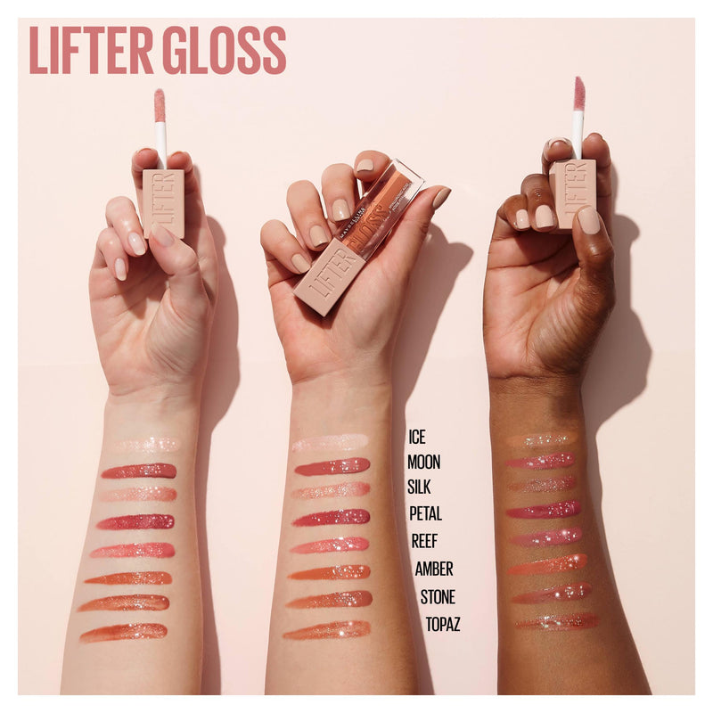 Maybelline Lifter Gloss plumping hydrating lip gloss 002 Ice (British brand)