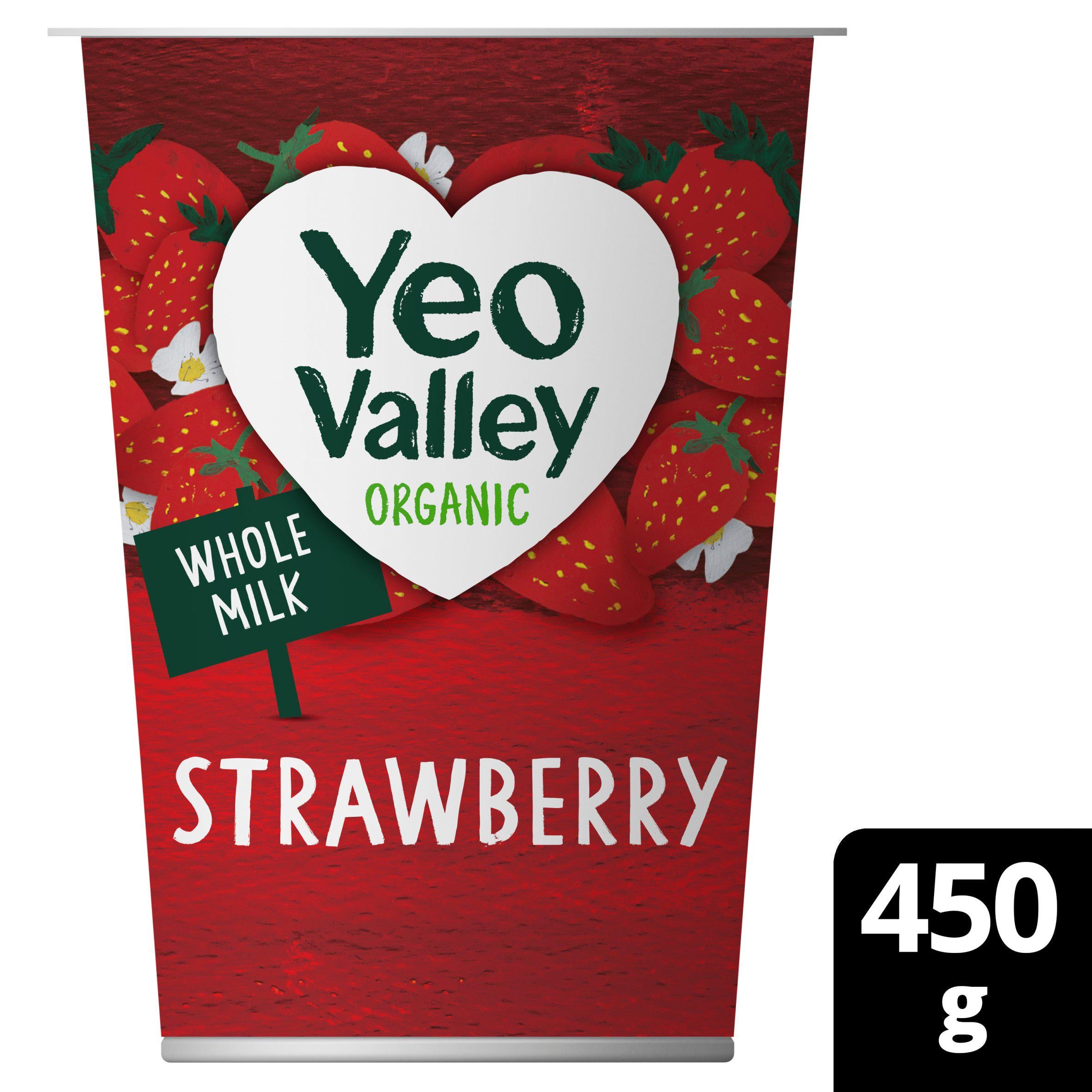 Yeo Valley Organic Strawberry Yogurt 450g