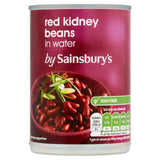 Sainsbury's red kidney beans in water 400g (British brand)