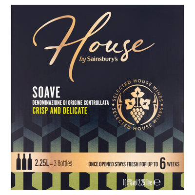 Sainsburys Sainsbury's House Soave White Wine 225cl- Buy online at McGrocer