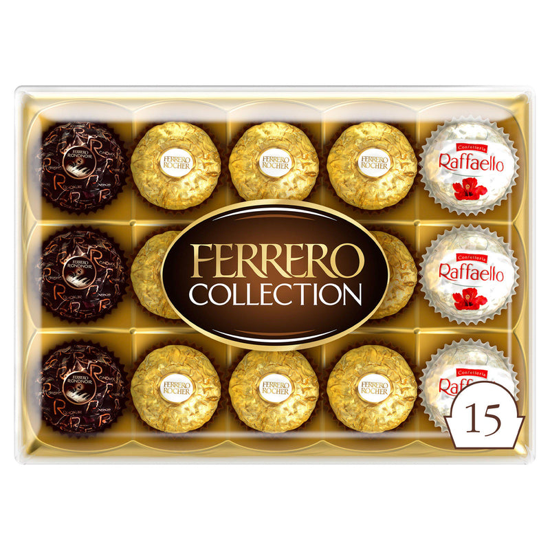 Ferrero Collection gift box 172g with 15 chocolates, imported from the UK