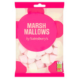 Sainsbury's vanilla raspberry marshmallows 400g (British brand)