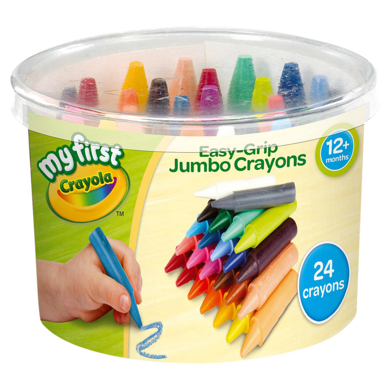 Crayola jumbo crayons 24pk, UK version