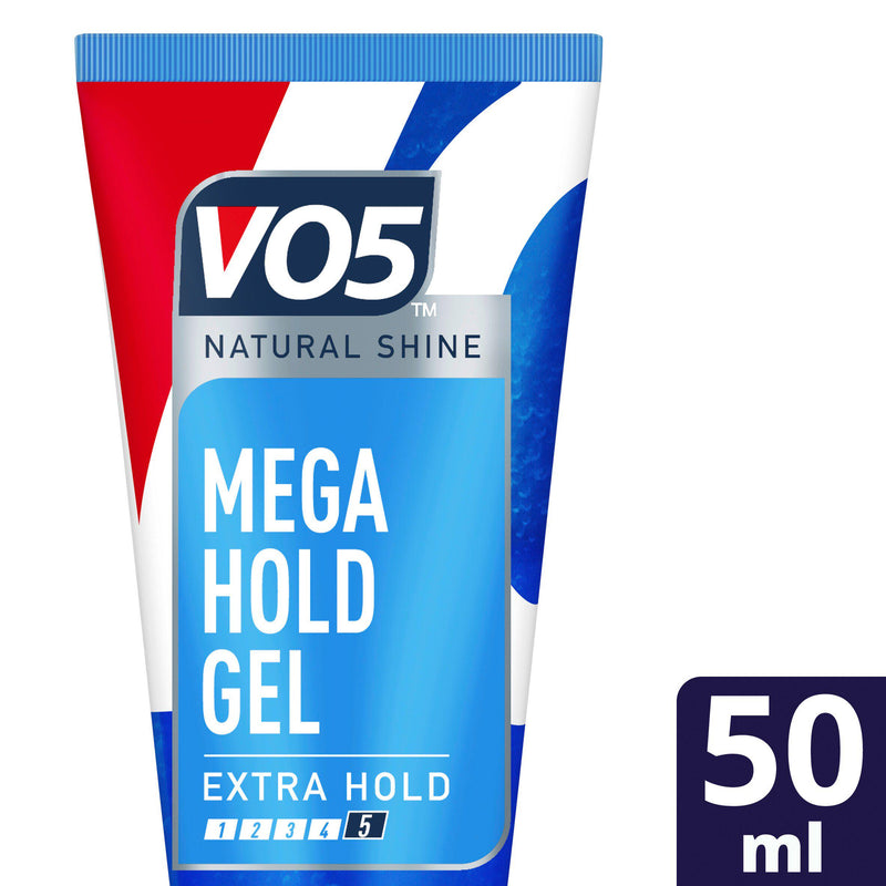 VO5 Mega Hold Styling Gel 50ml (British brand)