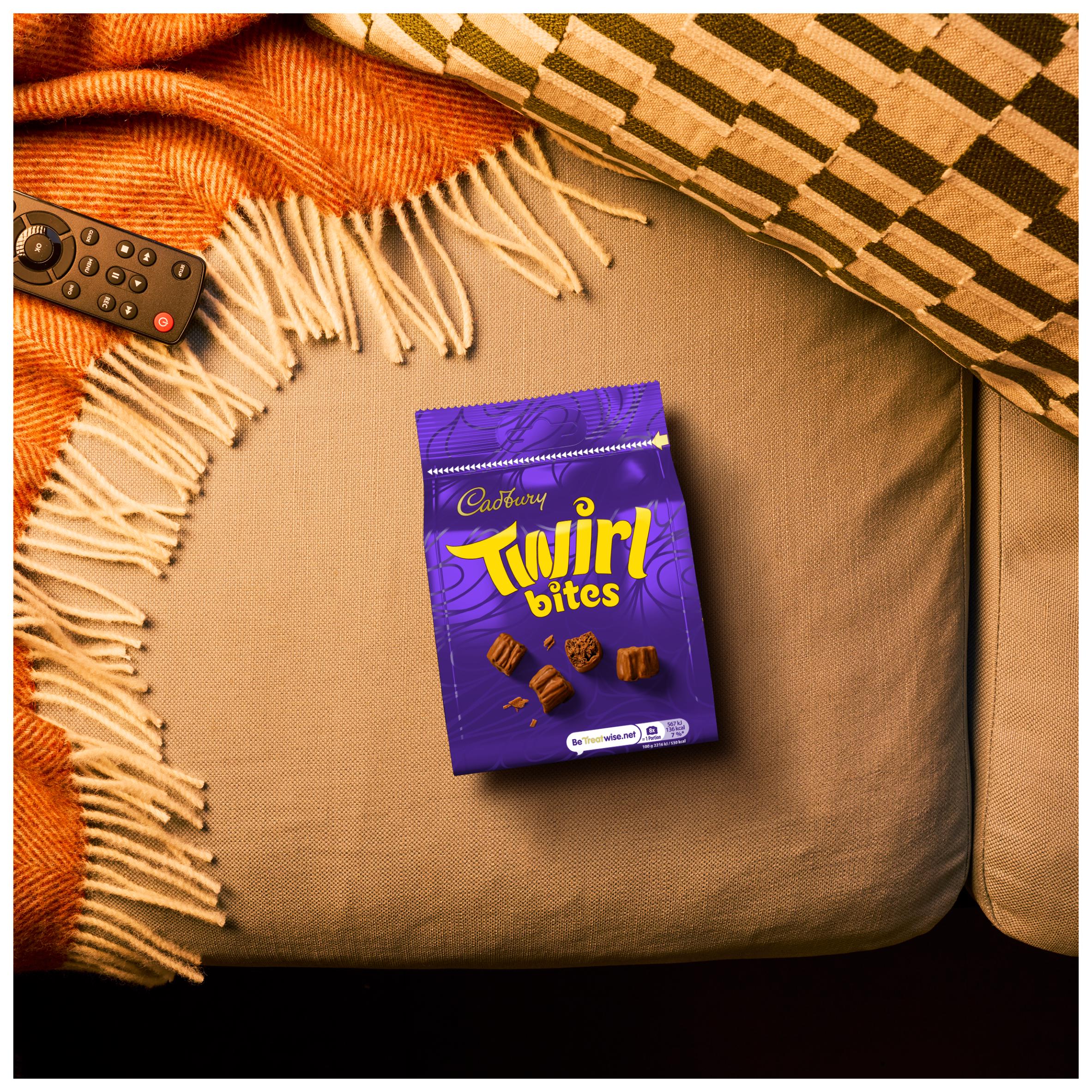 Cadbury Twirl Bites chocolate 100g, UK version