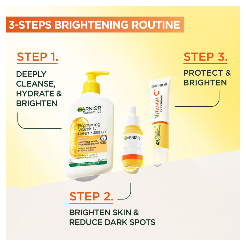 Garnier Vitamin C cream cleanser 250ml (British brand)