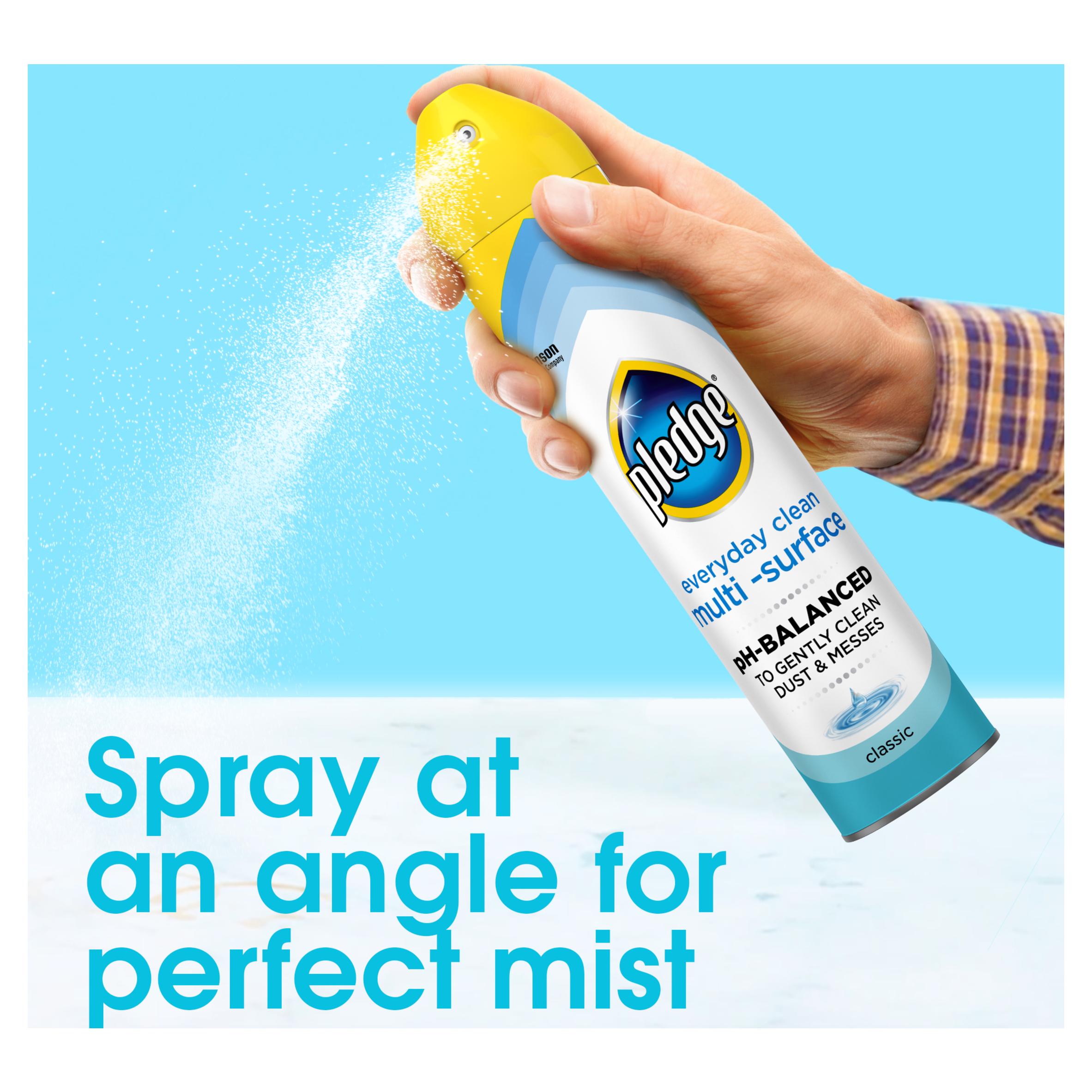Pledge Everyday Clean multi surface cleaner aerosol 250ml, imported from the UK