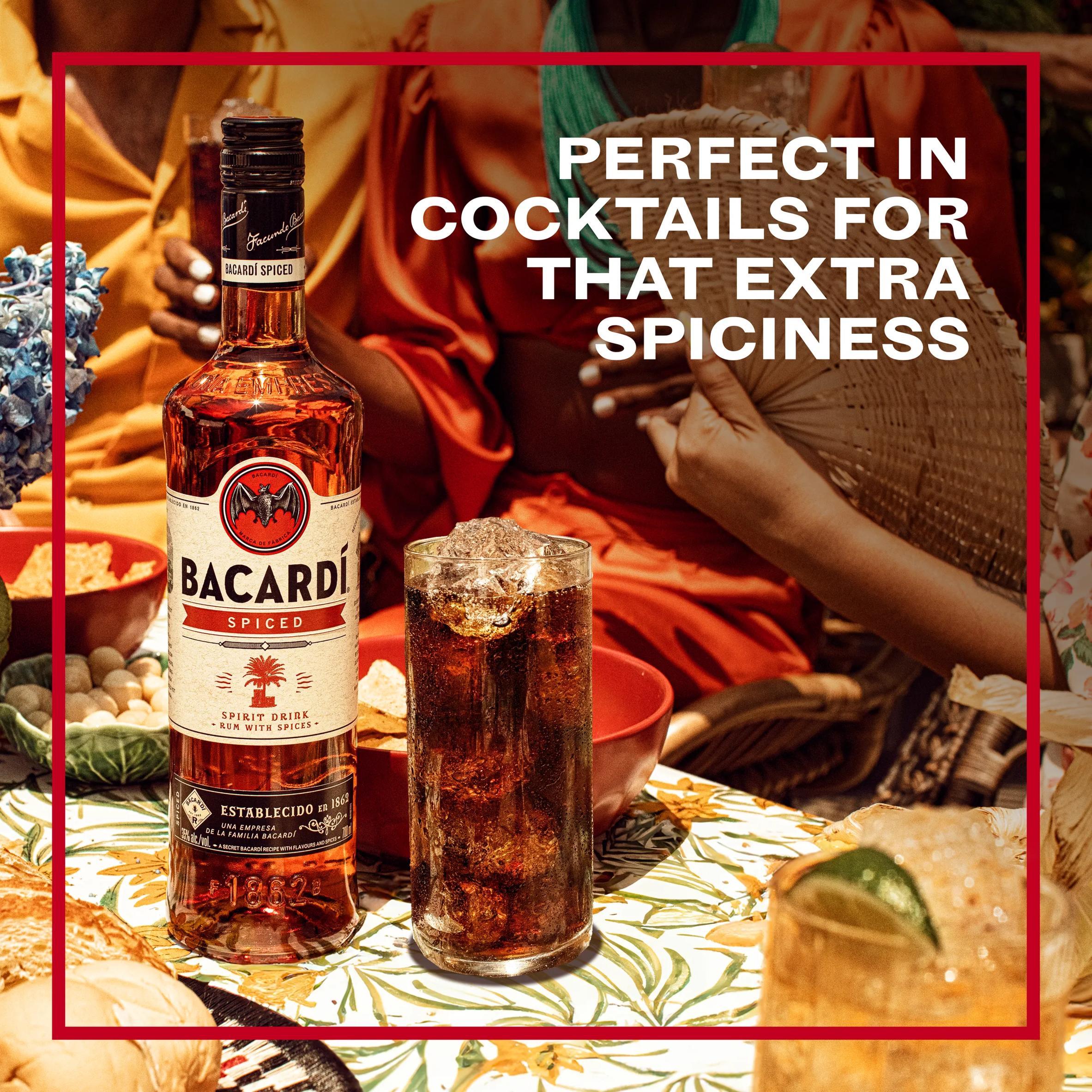 Bacardí spiced rum 1L - British product