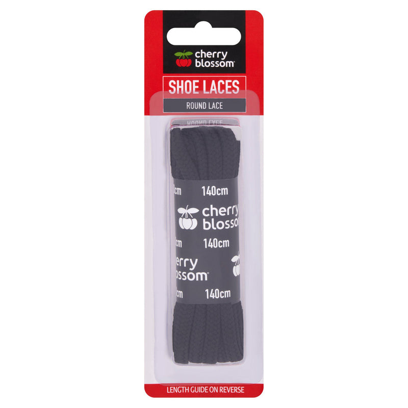 Cherry Blossom round shoe laces 140cm - British product