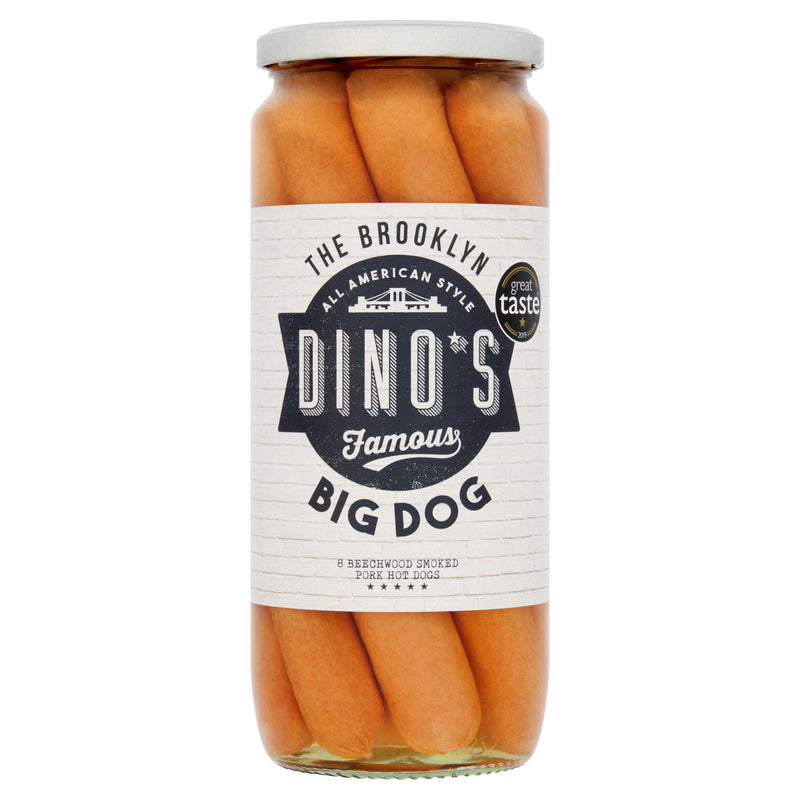 Brooklyn Dino's Famous Big Dogs Beechwood Smoked Pork 720g