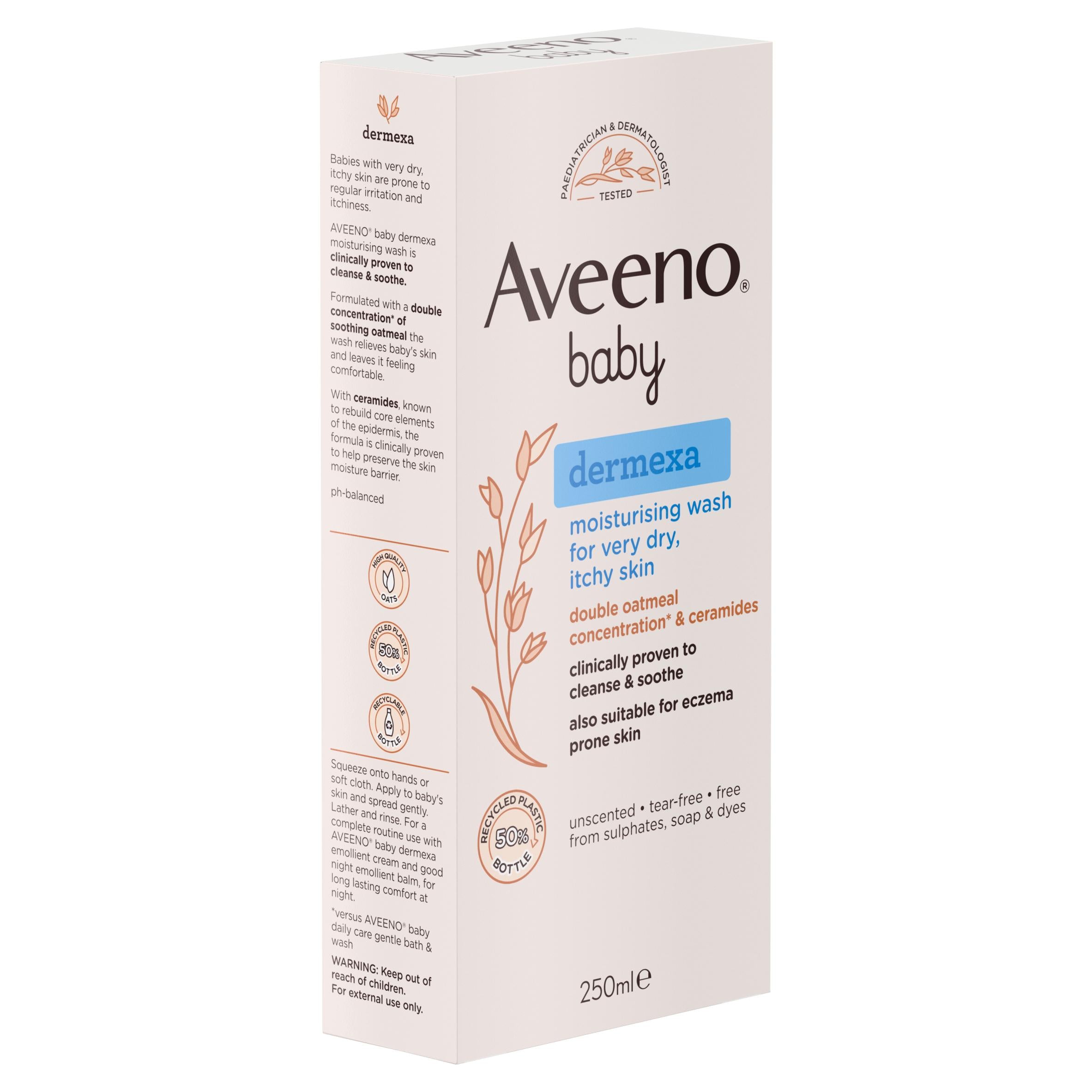 Aveeno Baby Dermexa Moisturising Wash 250ml - British product