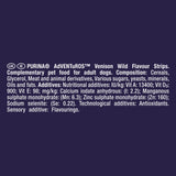 Adventuros venison wild flavour strips 90g, imported from the UK
