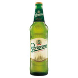 Staropramen Czech lager 660ml bottle, imported from the UK