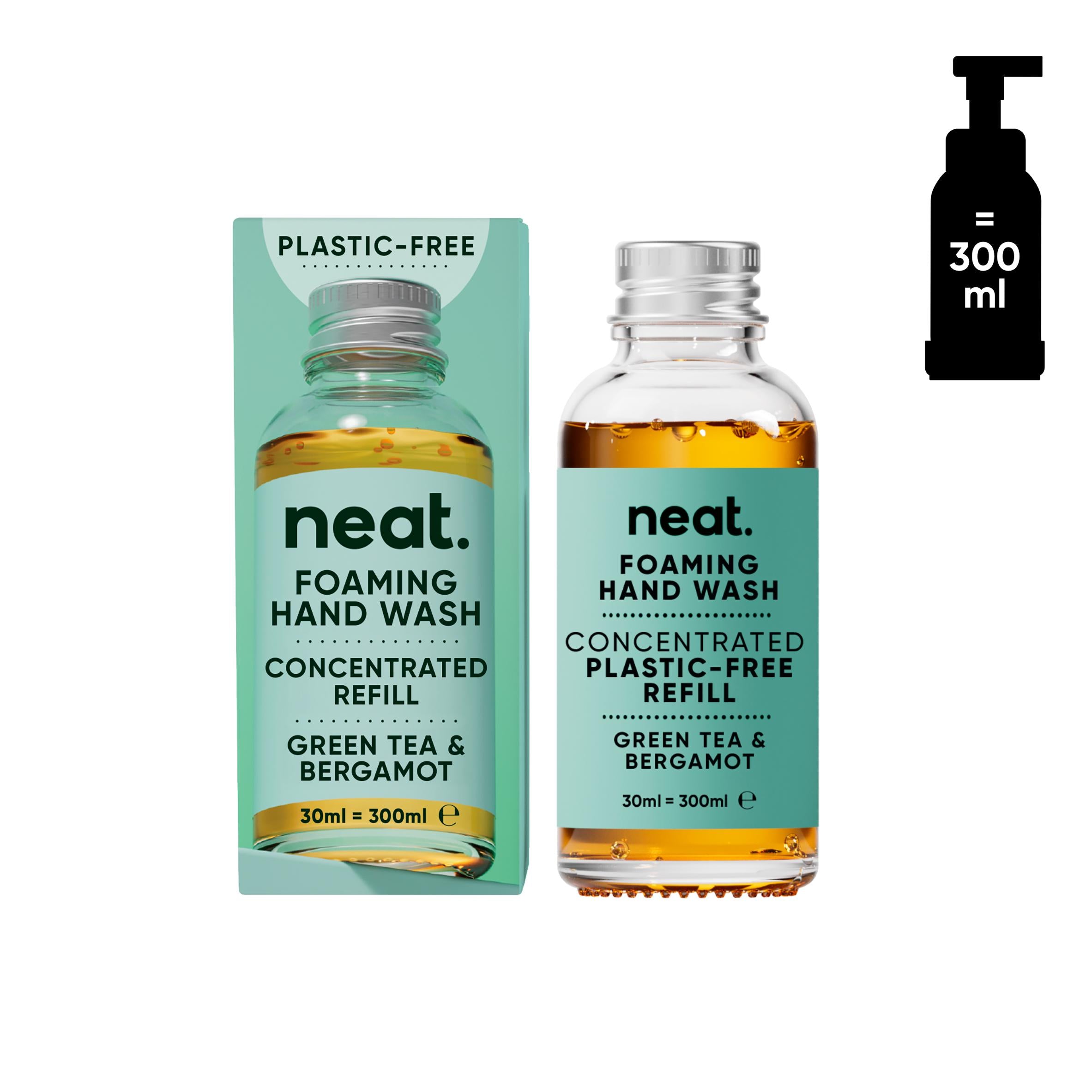 Neat Green Tea Hand Wash Refill 30ml imported from the UK