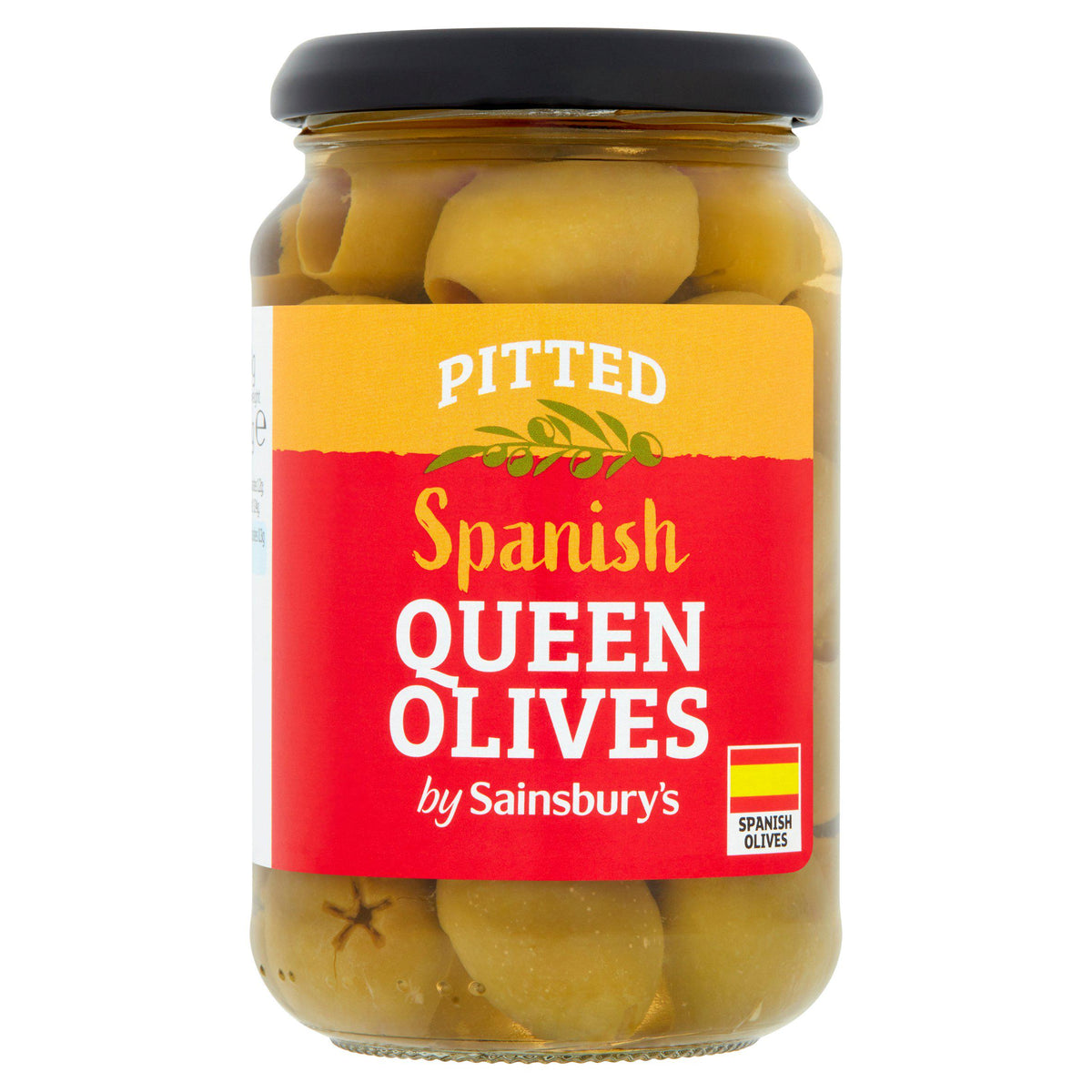 Sainsbury's olives pitted Spanish Queen 340g - British product