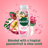 Radox shower cream mineral therapy passionfruit 450ml, imported from the UK