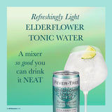 Fever-Tree Light Elderflower tonic water 8x150ml, imported from the UK