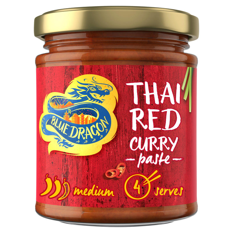 Blue Dragon Thai Red Curry Paste 170g pack - British product