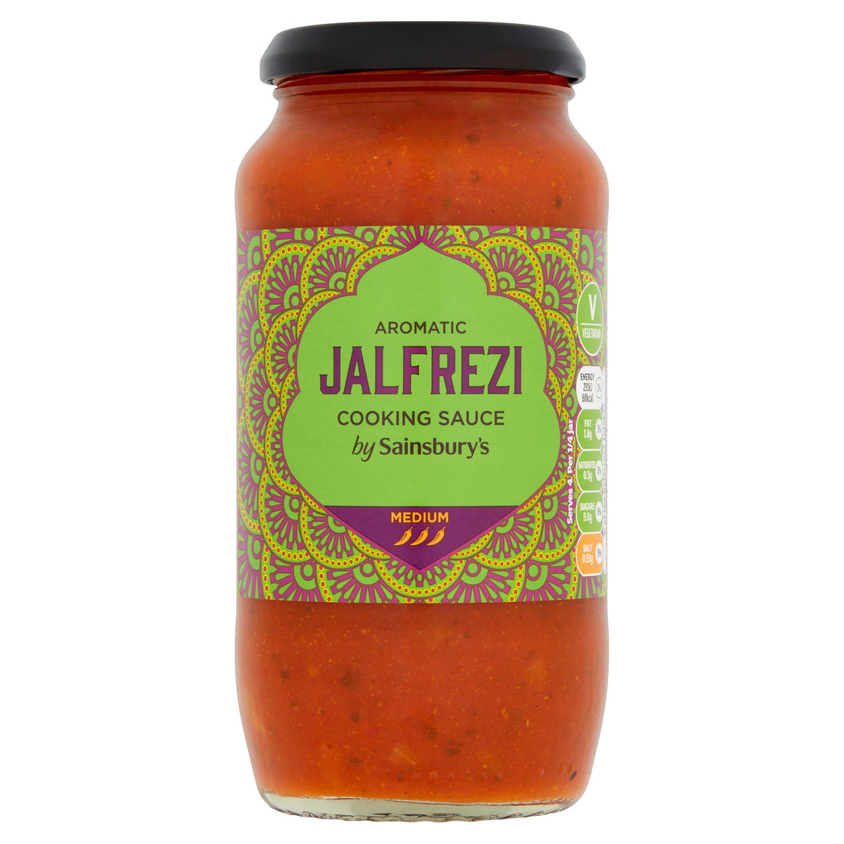 Sainsbury's Jalfrezi curry sauce 500g - British product